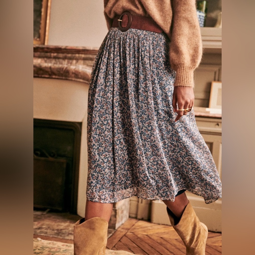 SÉZANE Maria skirt in blooming blue